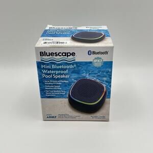 Bluescape Mini Portable Waterproof Bluetooth Speaker IPX7 LED Lights - New